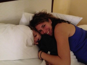 Canoodling my kid