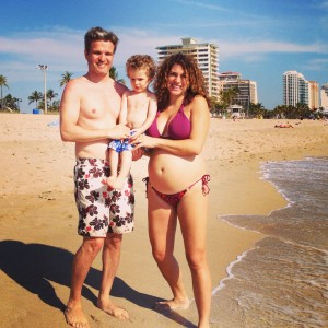 Mylo was not the least bit thrilled we pulled him away from his sand removal project for this family photo.