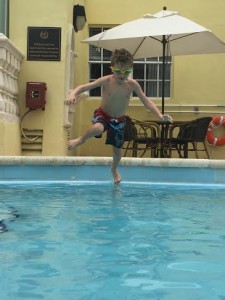 swimming