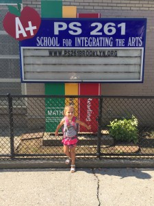 Your first day of Pre-K at ps261