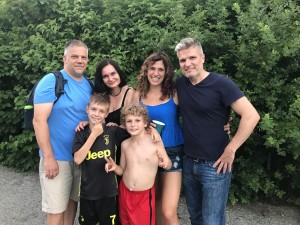 With your bestie Max and his parents